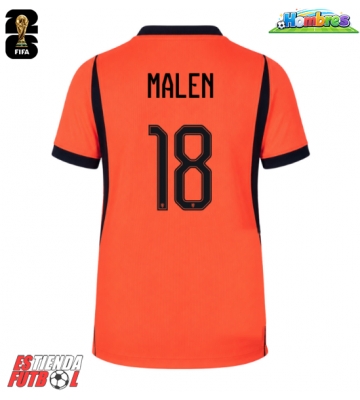 Países Bajos Donyell Malen #18 Primera Equipación Mundial 2026 Manga Corta